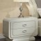 Bellagio Bedroom Set 20390 High Gloss Ivory & Silver Croc - Acme