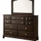 Litchville CM7383 Bedroom in Brown Cherry w/Options