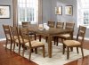 Ava CM3287T Dining Table 7Pc Set in Light Oak w/Options