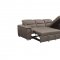 Alfio Sectional Sofa Sleeper Bed 9808STP in Taupe by Homelegance