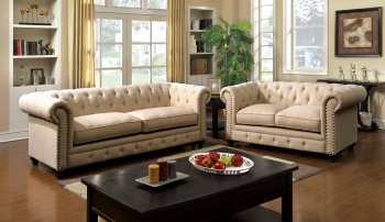 Stanford Sofa CM6269IV in Ivory Fabric w/Options [FAS-CM6269IV-Stanford]