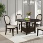 Twyla Dining Set 5Pc 115100 in Dark Cocoa by Coaster