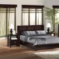 Contemporary Bedroom With Wenge Color Finish