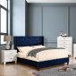 Anabelle 5Pc Bedroom Set CM7677NV in Navy Fabric w/Options