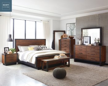 Ellison Bedroom 205241 Bourbon Brown by Scott Living - Coaster [CRBS-205241 Ellison]