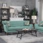 Maja Sofa & Loveseat 9807TL in Teal by Homelegance w/Options