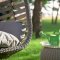 Fiona Outdoor Hanging Lounge Chair Anthracite by Bellona