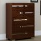 Volare Bedroom in High Gloss Walnut by At Home USA w/Options