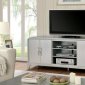 Sade 74" Contemporary Style TV Console CM5441 in Silver