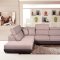 Artemis Sectional Sofa in Two-Tone Fabric by ESF w/Bed & Options