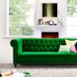 Hanny Sofa TOV-S42 in Green Velvet Fabric by TOV Furniture