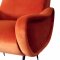 Saline Sofa & Accent Chair in Pumpkin Velvet by VIG w/Options