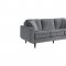 Rand Sofa & Loveseat Set 9329GY in Grey Velvet by Homelegance