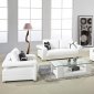 2926 Sofa Set in White Bonded Leather by VIG