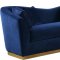 Arabella Sofa 617 in Navy Velvet Fabric by Meridian w/Options