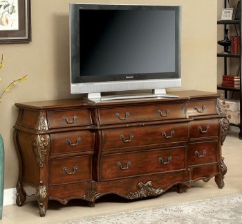 Vicente 72" TV Console CM3243HB-B in Cherry [FATV-CM3243HB-B-Vicente]