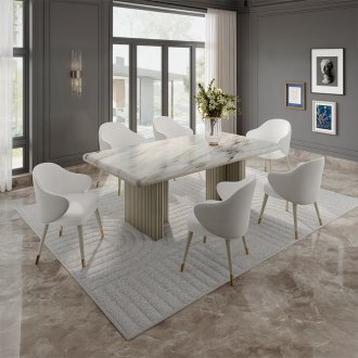 Charity Dining Table DN03085 by Acme w/Optional Chairs