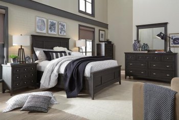 Westley Falls Bedroom B4399 in Graphite by Magnussen w/Options [SFMGBS-B4399-54 Westley Falls]