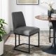 Amplify Dining Chair Set of 2 in Charcoal Fabric by Modway