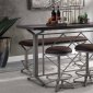 Evangeline Counter Height Table 5Pc Set 73900 by Acme