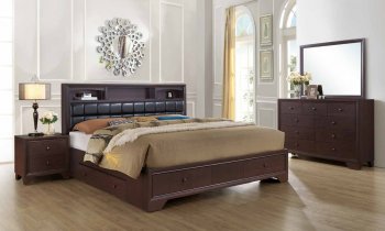 Noma Bedroom in Dark Walnut by Global w/Options [GFBS-Noma]