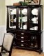 CM3970HB Harrinton Buffet w/Hutch in Dark Walnut