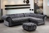 Metropolitan Sectional Sofa 0669-1 in Grey Fabric by VIG