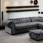 Metropolitan Sectional Sofa 0669-1 in Grey Fabric by VIG