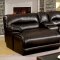 Glasgow Reclining Sectional Sofa CM6822BR in Brown Leatherette