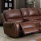 Joanne Motion Sectional Sofa CM6951BR in Brown Leatherette