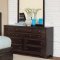 202491 Webster Bedroom by Coaster in Brown Maple w/Options