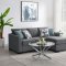 Storey Sleeper Sectional Sofa 504779 in Gray Fabric by Coaster