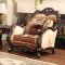 Bonita Traditional Sofa in Brown & Beige Fabric w/Options