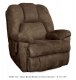 Chocolate Fabric Modern Parachute Pull Chaise Rocker Recliner