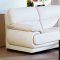 Beige Full Leather Modern Living Room Sofa w/Options