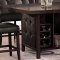 Bravo Dining Table 07250 in Espresso by Acme w/Options