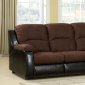 Grande Sofa CM6500 in Microfiber & Leatherette w/Sleeper