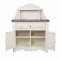 Simpson Oval Dining Table 105180 in Vintage White by Coaster