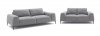 Arthur Sofa & Loveseat Set 550 in Grey Fabric by VIG