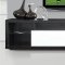 T544 TV Stand in Wenge & White by American Eagle Furniture