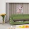 Decora Sofa Bed in Green Fabric by Casamode w/Options
