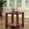 Broadus I CM4227 Coffee Table & 2 End Table 3Pc Set in Dark Oak