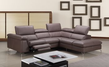 Anastasia Sectional Sofa in Premium Leather by J&M [JMSS-Anastasia]