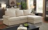 Badalona II Sectional Sofa CM6377BG in Beige Linen-Like Fabric