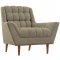 Response EEI-1788 Sofa in Oatmeal Fabric by Modway w/Options