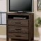 Strasburg Bedroom CM7384BR in Wire-Brushed Brown w/Options