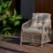 Glory Mini Outdoor Sofa Set 4Pc in Light Brown by Bellona