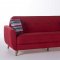 Nora Zigana Marsala Sofa Bed in Red Fabric by Istikbal w/Options