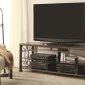 700160 TV Stand by Coaster w/Glass Shelves