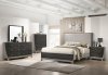 8451A Bedroom Set 5Pc Charcoal & Light Gray by Lifestyle